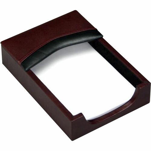 Dacasso  Memo Holder,2 Tone,6-3/4"x4-3/4"x1-1/2",BY/BK