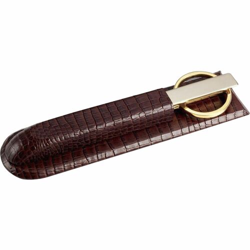 Dacasso  Library Set,Crocodile,10"x2-3/4"x1-1/10",BN