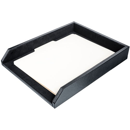 Dacasso  Letter Tray,Letter,13-3/4"x10-9/10"x2-1/10",BK