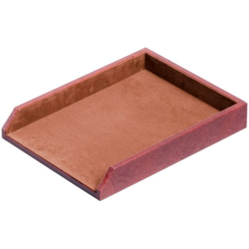 Dacasso  Letter Tray, Front Load, 10-3/5"Wx13-3/5"Lx2"H, Mocha