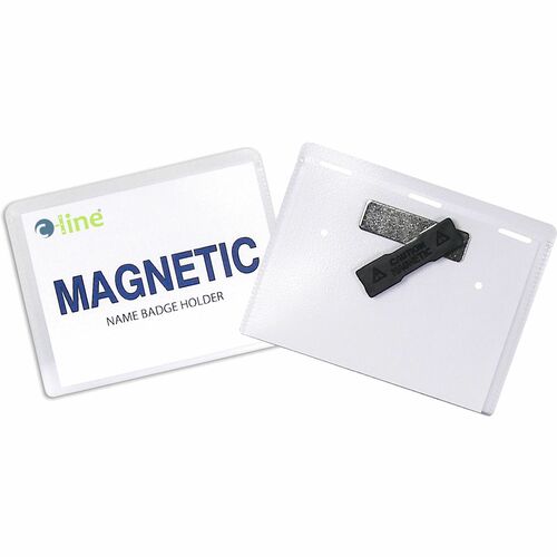 C-Line  Name Badge Holder Kit, Top Load, 3"x4", 20/BX, Clear