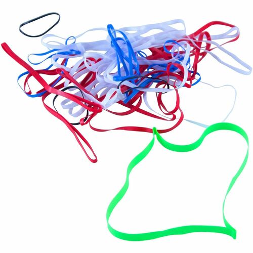 Baumgartens  PlastiBands, Assorted Sizes, 100/BX, Assorted