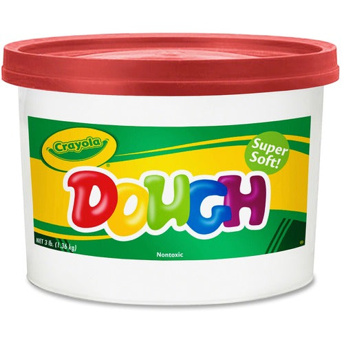Crayola  Modeling Dough, w/Bucket, 3lb, Crumble Free, Red