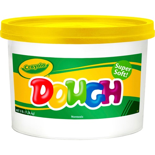 Crayola  Modeling Dough, w/Bucket, 3lb, Crumble Free, Yellow