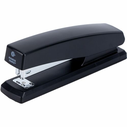 Business Source  Desktop Stapler,3-1/2" Throat, 20 Sht /210 Staples Cap.,BK