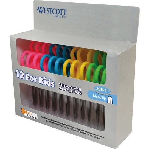 Acme United Corporation  Scissors, Antimicrobial, Blunt, 12/PK 14606, AST