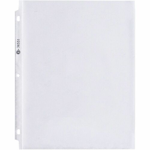 Business Source  Sheet Protectors,Top Load,1.9mil,11"x8-1/2",100/BX,Clear