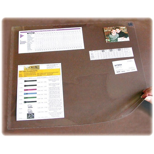 Artistic  Desk Protector, 20"x36", Clear