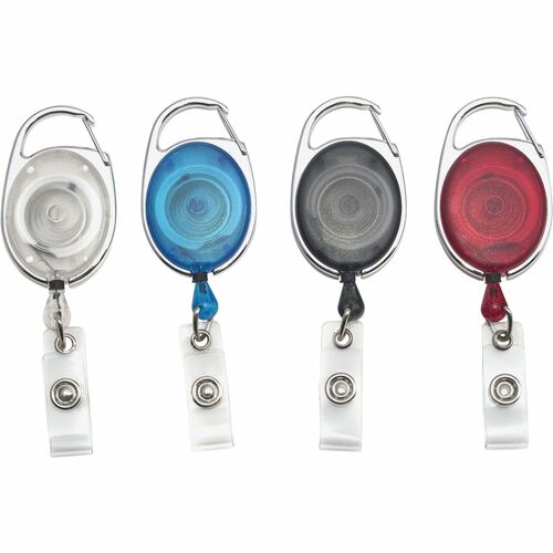 Advantus Corp.  Retractable ID Reels, Extends 30", 20/PK, Assorted