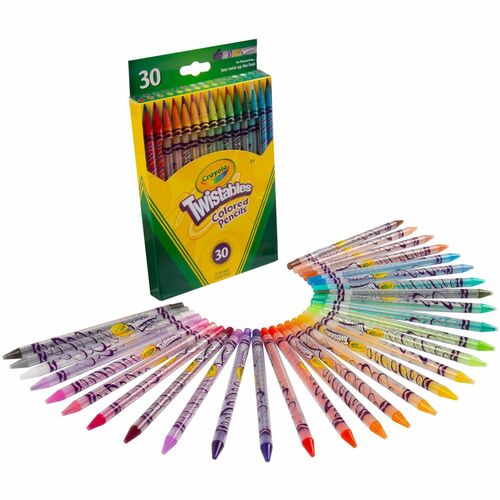 Crayola  Twistables Colored Pencils, 30/ST, Assorted