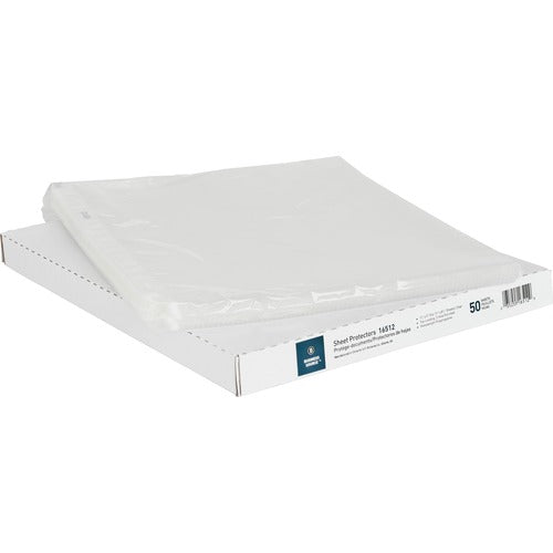 Business Source  Sheet Protectors,Top Load,3.3 mil,11"x8-1/2",50/BX,Clear