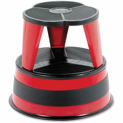 Cramer  Step Stool, 350 lb Cap, 14.25"x16"x16", Red