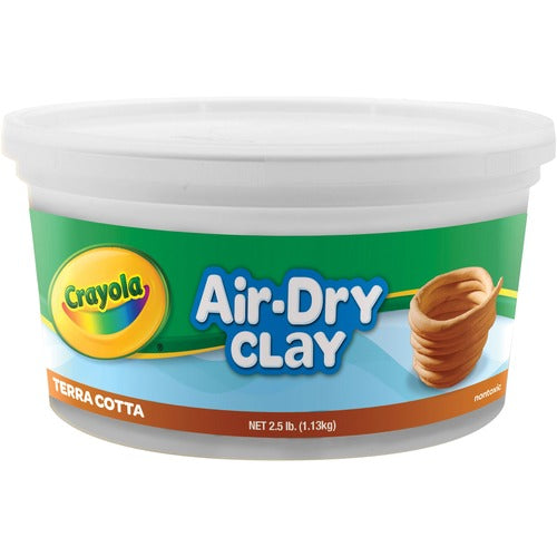 Crayola  Clay, Air Dry, 2.5lb., Terra Cotta