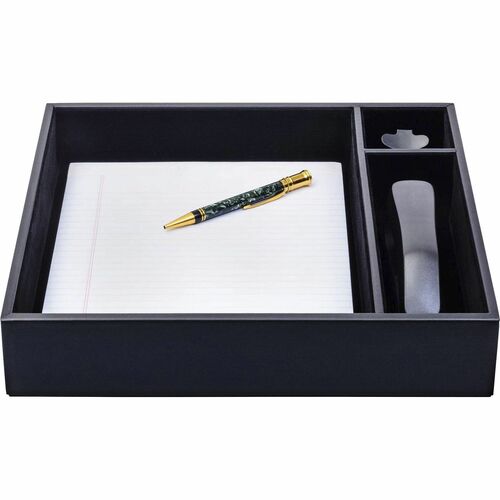 Dacasso  Conference Room Organizer,12-3/4"x12-3/5"x2-2/5",BK