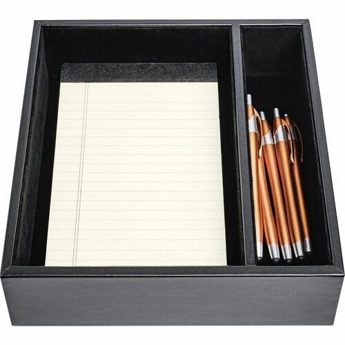 Dacasso  Pad Organizer,Junior,9-3/5"x8-3/4"x2-3/5",BK