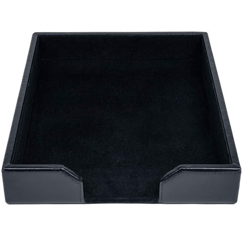 Dacasso  Letter Tray, Front Load, 10-1/2"Wx13-1/2"Lx2"H, Black
