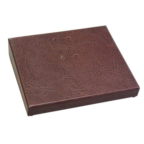 Dacasso  Calendar Holder, No Accents, Leather, 8"Wx7"Lx1"H, Mocha