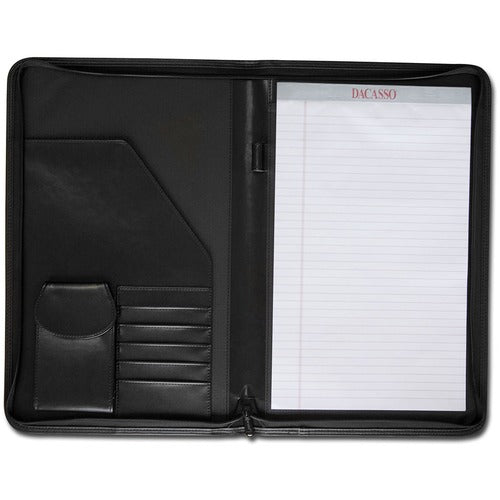 Dacasso  Portfolio,Legal,Zip,10-1/4"x16-1/4"x1",BK