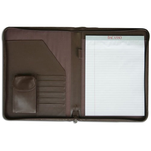 Dacasso  Portfolio,Letter,Zip,10-1/4"x13-1/2"x1",BN