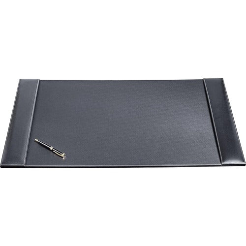 Dacasso  Desk Pad,Side Rails,Rustic,34"x20"x1/2",BK