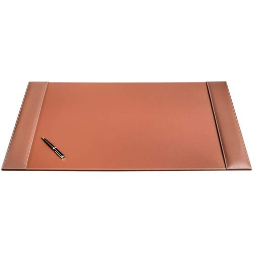 Dacasso  Desk Pad, w/ Side-Rail, 20"Wx34"Lx1/2"H, Rustic Brown