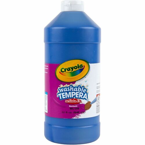Crayola  Washable Tempera Paint, 32oz, Blue