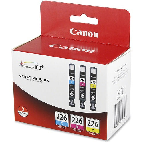 Canon  CLI-226 Ink Cartridges, 3 Colors, Cyan/Magenta/Yellow