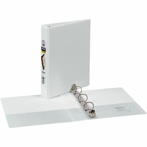 Avery  View Binder,w/2 Pockets,Mini,1" Cap,8-1/2"x5-1/2",White