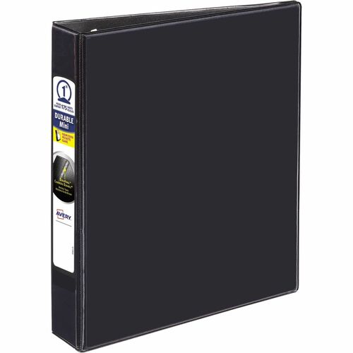 Avery  View Binder,w/2 Pockets,Mini,1" Cap,8-1/2"x5-1/2",Black