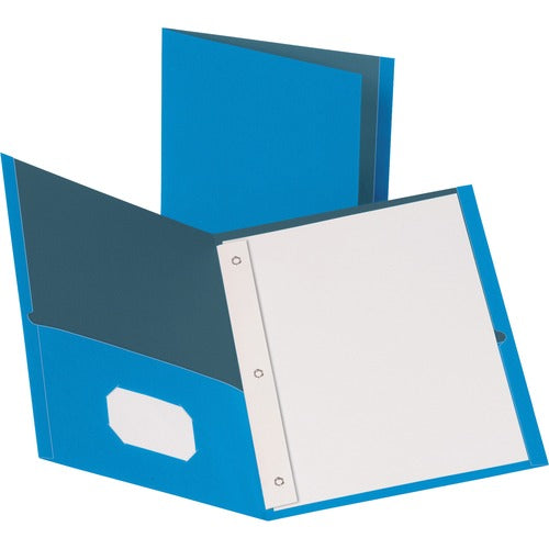 Business Source  2-Pocket Folders, 100 Sh Cap, Ltr, 9-1/2"x11", 25/BX, LBE