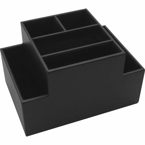 Dacasso  Desk Supply Organizer,6-4/5"x4-4/5"x4-1/10",BK