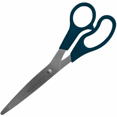 Acme United Corporation  Scissors, Stainless Steel Blades 8", Straight, Black Handle