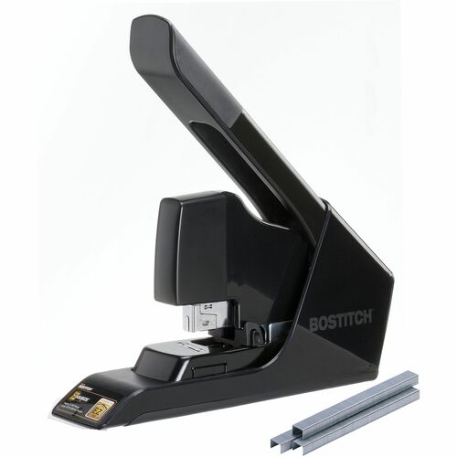 Bostitch (Stanley Bostitch)  Stapler, Heavy-Duty, w/Staples, 130Sht Cap, Black