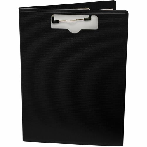 Baumgartens  Portfolio Clipboard, 1/2" Cap, Vertical, Ltr, Black