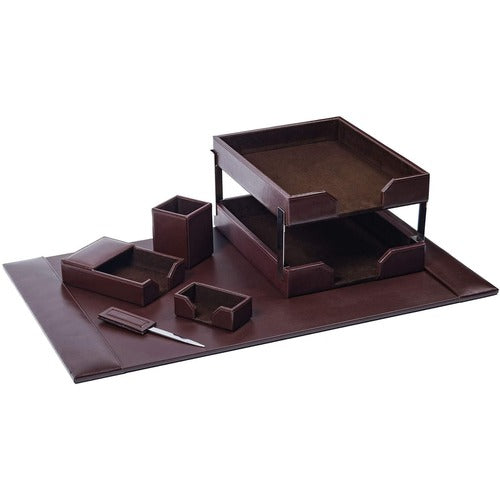 Dacasso  Desk Set,8 Pc,31"x20"x4",BN