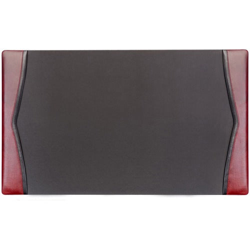 Dacasso  Desk Pad,Side Rails w/ Trim,34"x20"x1/2",BY/BK