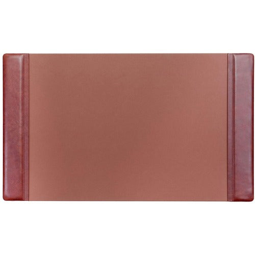 Dacasso  Desk Pad, w/ Side-Rail, 20"Wx34"Lx1/2"H, Mocha