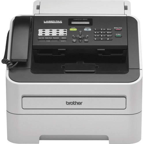 Brother  Laser Printer/Fax, 250 Sht Cap, 14"x14-3/5"x12-1/5", BK/GY