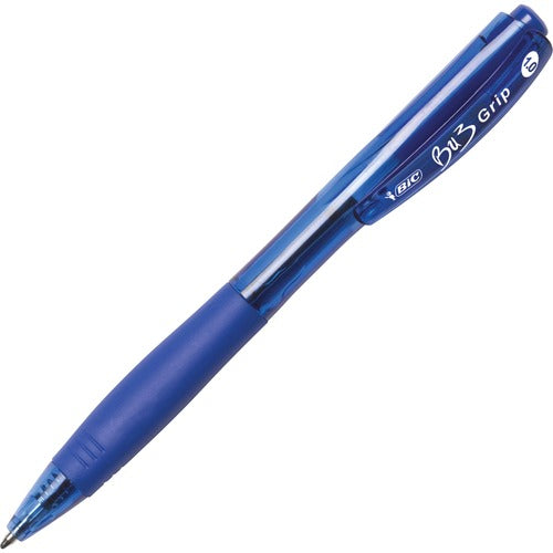 Bic  Ballpoint Pen, Retraction, Grip, 1.0mm, BE Barrel/BE Ink