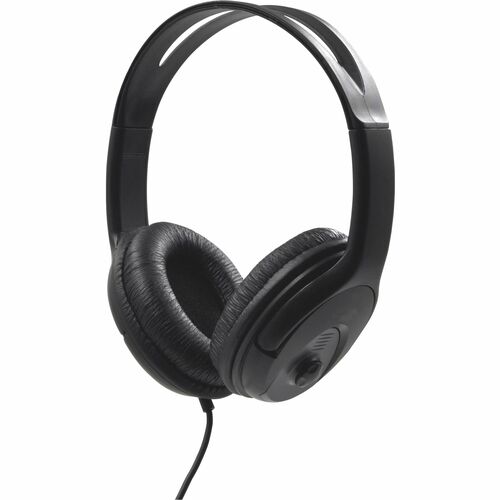 Compucessory  Stereo Headset, w/Microphone, 47.2" Cord, Black/Red