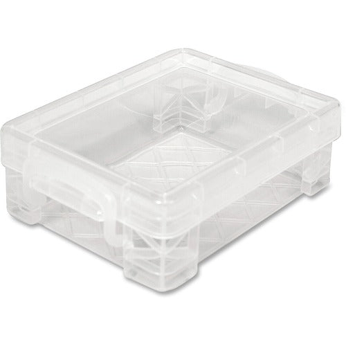 Advantus Corp.  Stackable Crayon Box, Clear