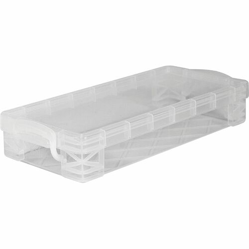 Advantus Corp.  Stackable Pencil Box, Clear