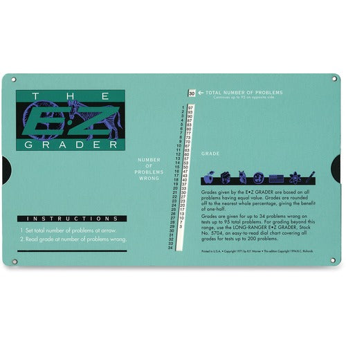 Advantus Corp.  E-Z Grader Chart, Green