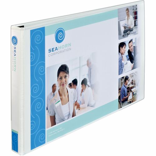 Avery  View Binder, Slant Ring, 1" Cap, 11"x17", White