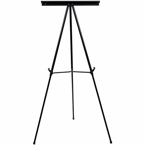 Bi-silque  Telescoping Easel, 3-Leg, Hvy-Duty, 38"Wx37.5"-70"H, BK