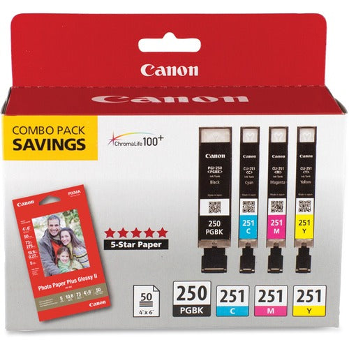 Canon  Ink Cartridge Color Combo Pack, Canon, 4/PK, Ast