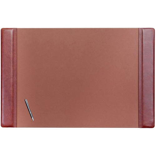 Dacasso  Desk Pad, w/ Side-Rail, 24"Wx38"Lx3/5"H, Mocha