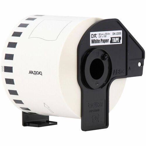 Brother  Continuous Tape Roll, Wide, 2-3/7"x100', Clear