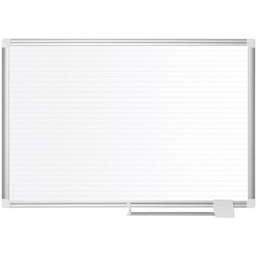 Bi-silque  Planning Board, Magnetic, Ruled, 48"x36", White