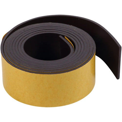 Bi-silque  Magnetic Adhesive Roll, 1"x4', Black